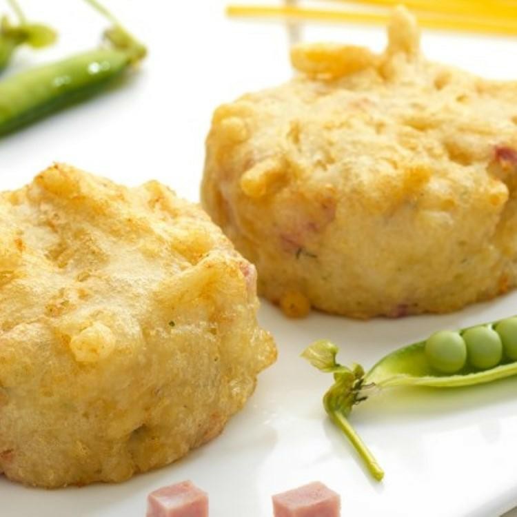 FRITTATINA DI PASTA CON PATATE E PROVOLA 130g            RISPO