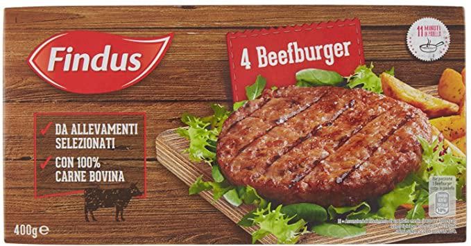 BEEF BURGER 400g                                   FINDUS