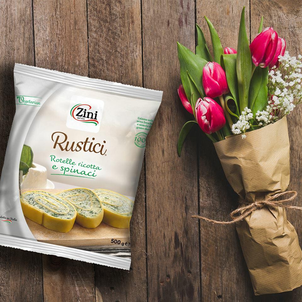 ROTELLE RICOTTA E SPINAC I 500g                              ZINI