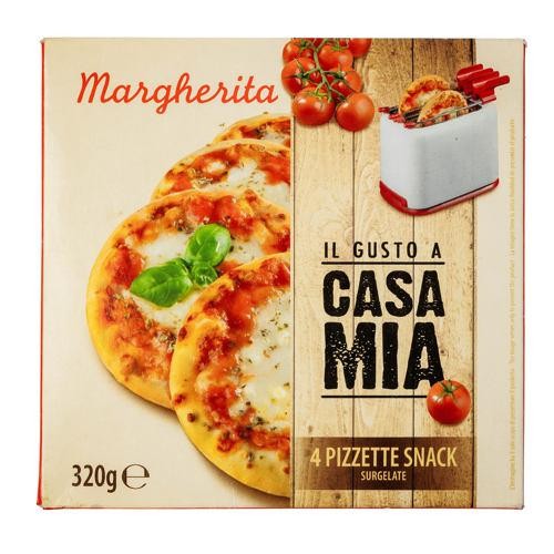 PIZZETTE SNACK MARGHERIT A 4PZ 320g