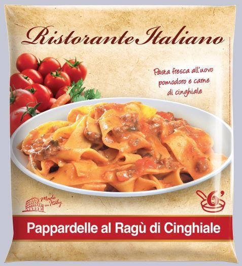 PAPPARDELLE AL RAGU DI C INGHIALE 550g                  GELIT