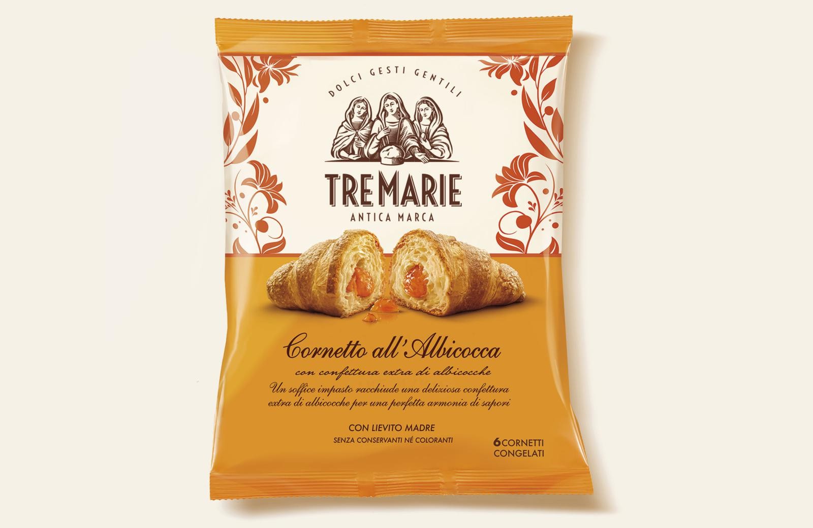 CORNETTO ALBICOCCA 372g                               TRE MARIE