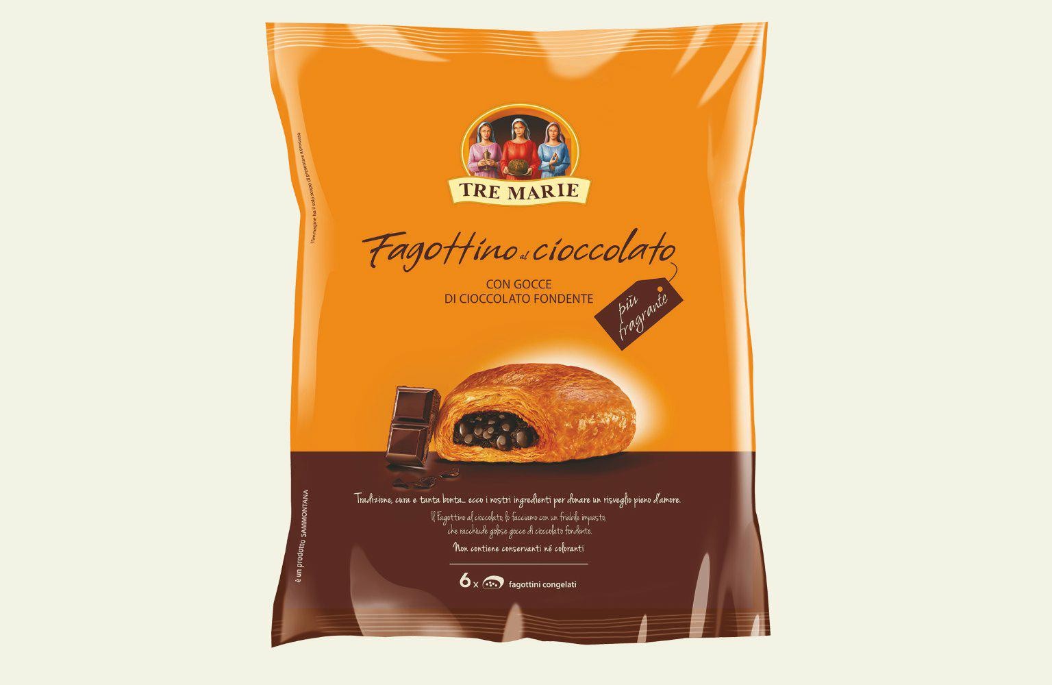 FAGOTTINO CIOCCOLATO 390 g                              TRE MARIE