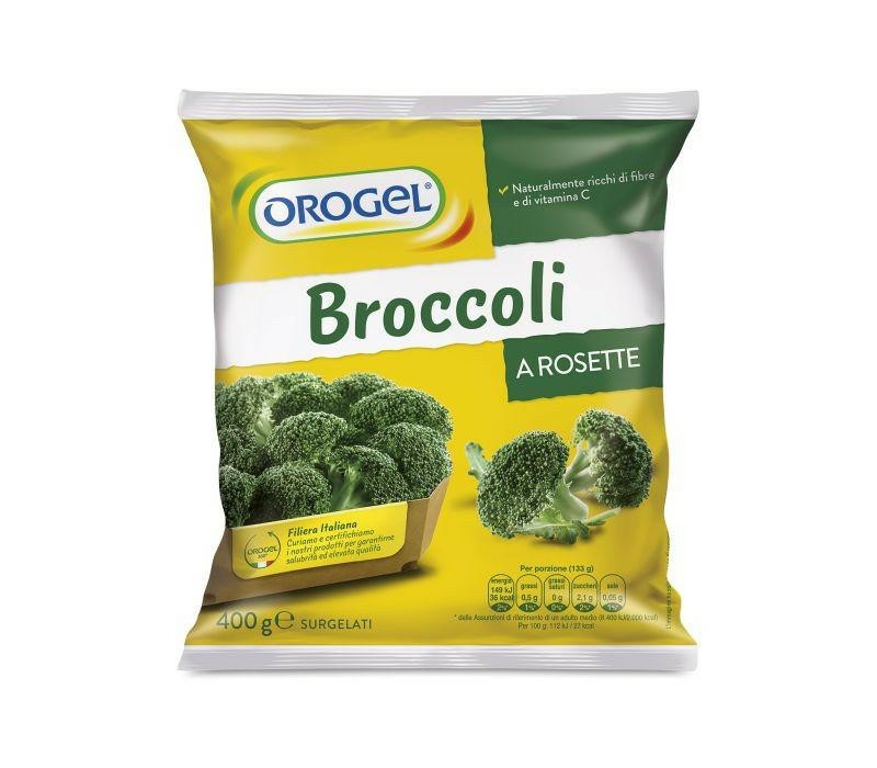 BROCCOLI ROSETTE 400g                                   OROGEL