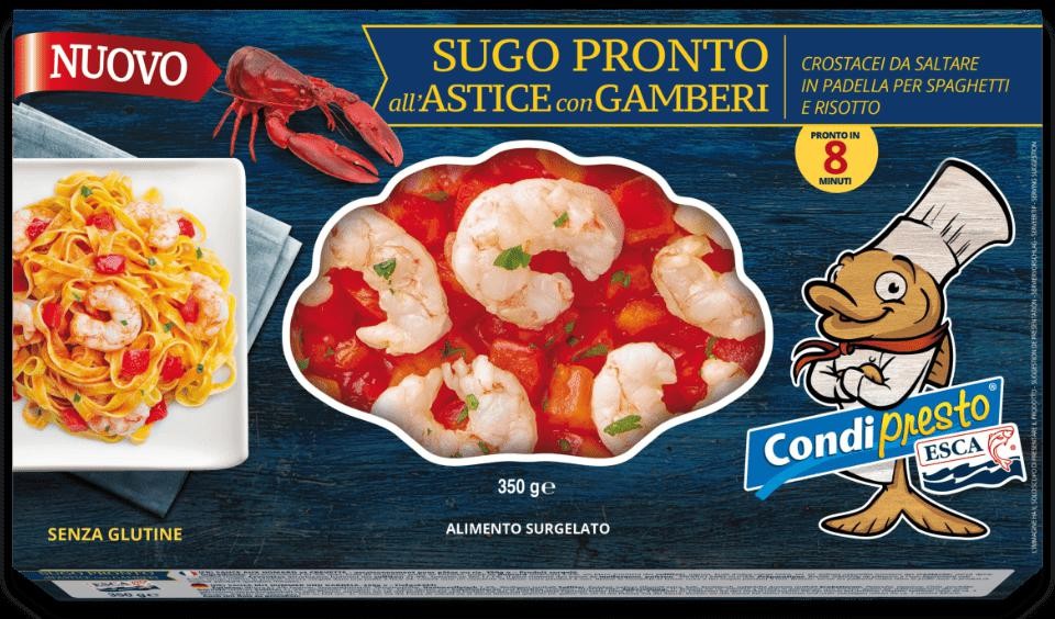 SUGO ALL'ASTICE CON GAMB ERI 350g                  ESCA