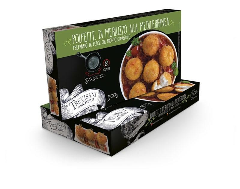POLPETTE DI MERLUZZO ALL A MEDITERRANEA 500g