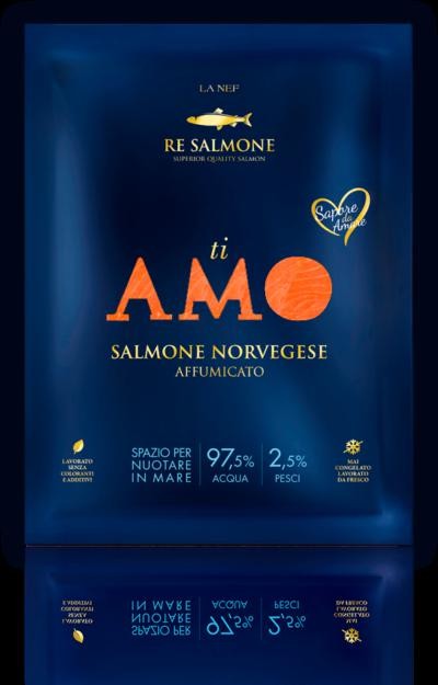 SALMONE AFFUMICATO NORVE GESE 90g                    RE SALMONE