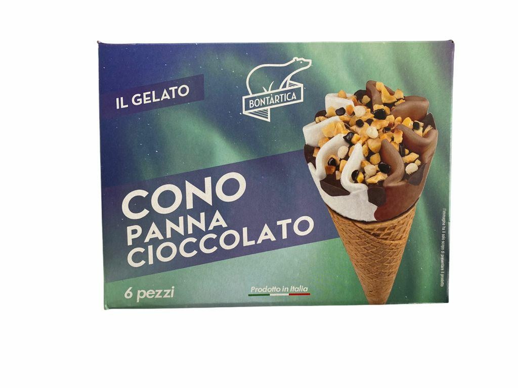CONO PANNA E CIOCCOLATO 6pz 450g                    BONTARTICA
