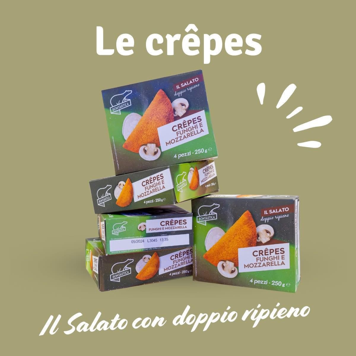 CREPES FUNGHI E MOZZAREL LA 250g                      BONTARTICA