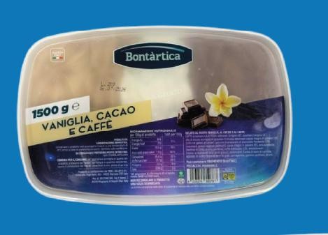 VANIGLIA/CACAO/CAFFE' 1500g BONTARTICA