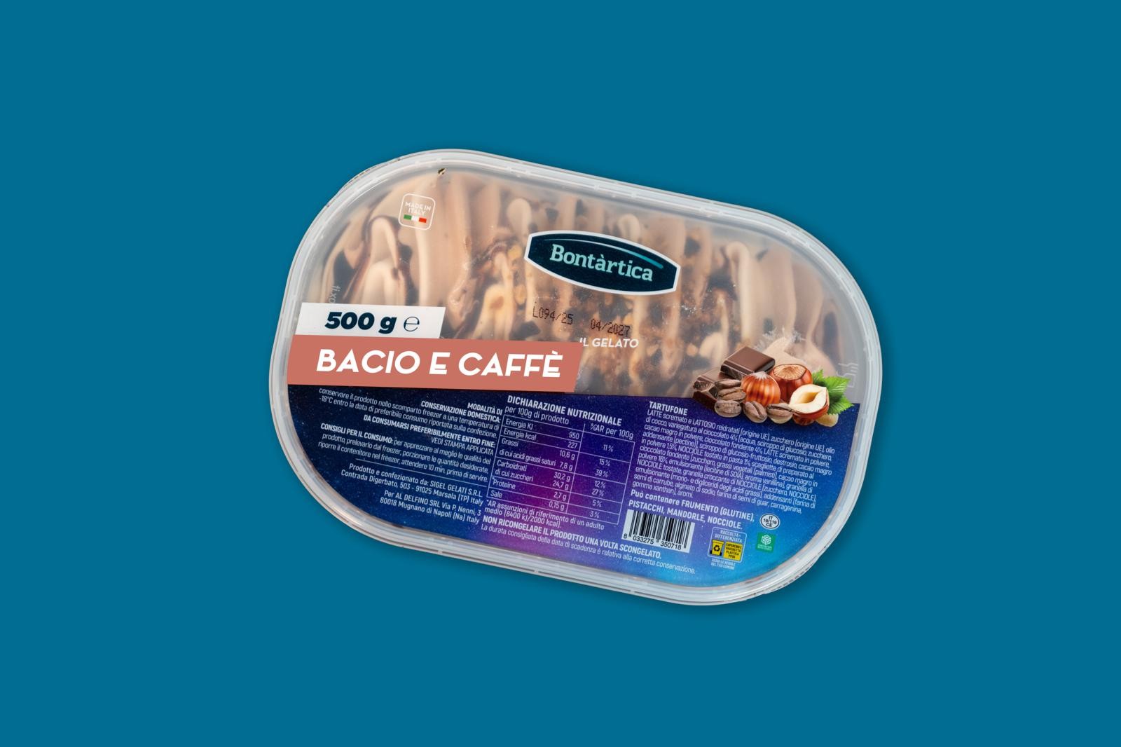 VASC. BACIO/CAFFE' 500g                              BONTARTICA