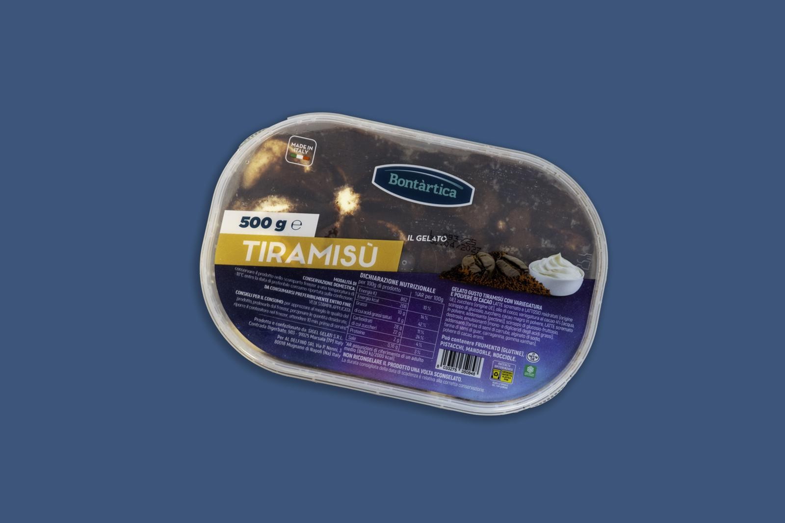 VASC. TIRAMISU' 500g                              BONTARTICA