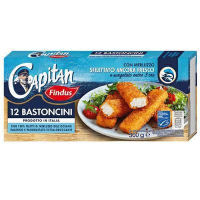 BASTONCINI DI MERLUZZO 1 2pz 300g                         FINDUS