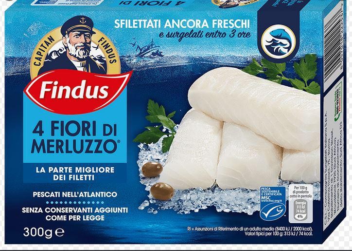FIORI DI MERLUZZO 300g                                   FINDUS
