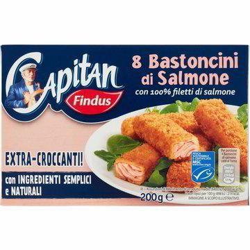 BASTONCINI SALMONE 8pz 2 00g                             FINDUS