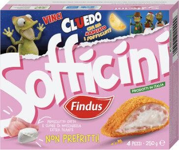 SOFFICINI PROSCIUTTO E M OZZARELLA 250g                  FINDUS