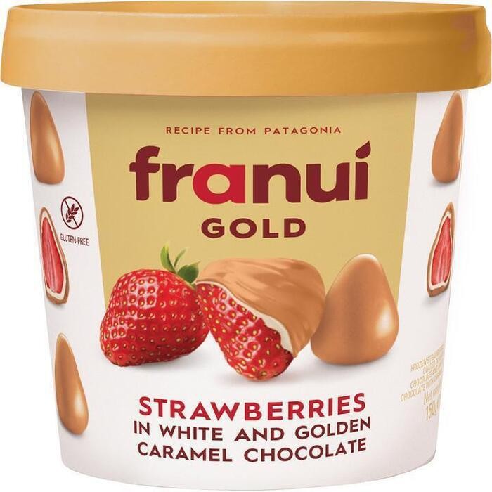 FRANUI FRAGOLE CIOCCOLAT O BIANCO E CON CARAMELLO 150g