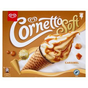 CORNETTO SOFT CARAMEL VANILLA 4pz 316g